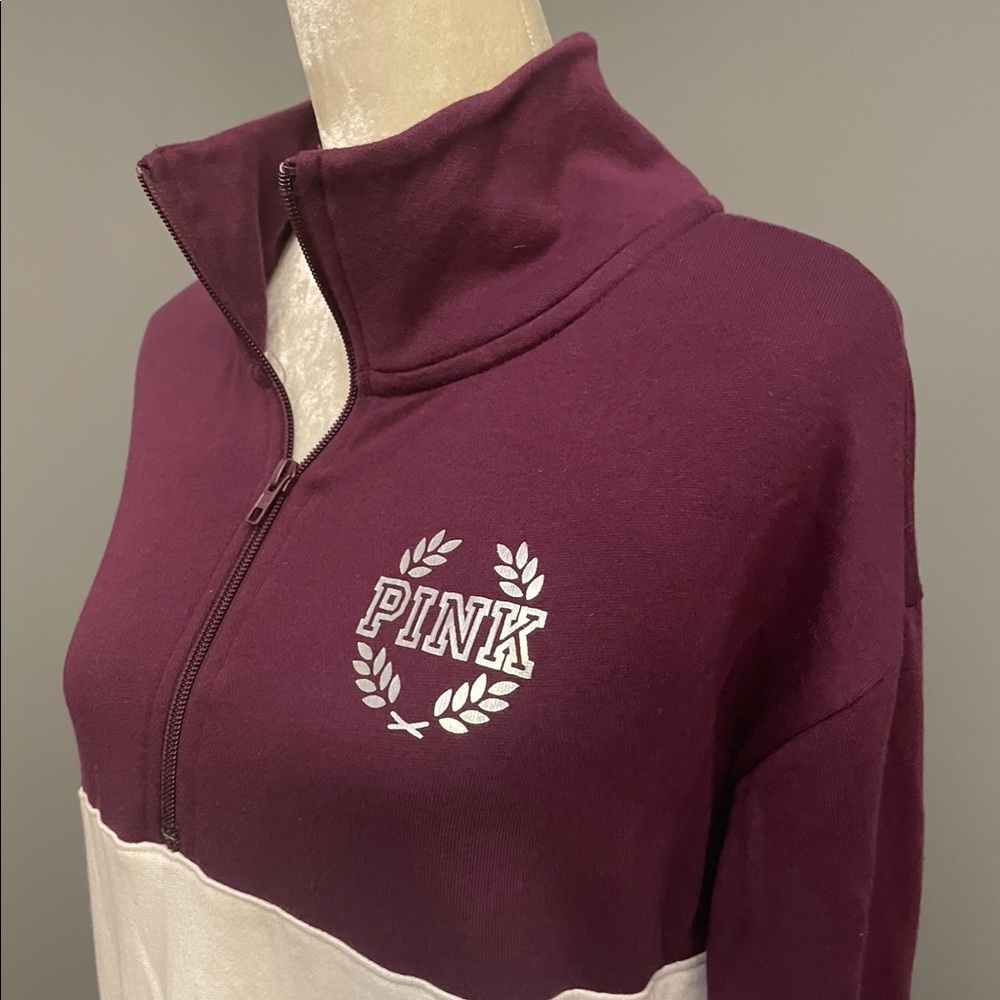 Victoria's Secret PINK Half Zip Pullover - Picture 3 of 9